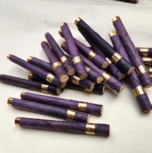 ม้วนใบปาล์มหลากสีฉลากขาวและการจัดการแบรนด์นกยูงสีน้ำตาลกาแฟและนกแก้วสีเขียวม่วงเชอร์รี่สีขาวสีทอง - Product Image 3