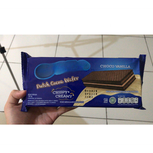 Snacks Deliciosos al por Mayor, Snacks Exóticos, Galletas con Sabor a Chocolate y Vainilla, Obleas de Cacao Holandesas con Chocolate y Vainilla, 117g x 24 Paquetes - Product Image 6