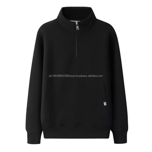 Vente en gros Sweat-shirt fitness à fermeture éclair personnalisé pour hommes coupe régulière pull sport à col montant Sweats à capuche numériques d'hiver - Product Image 1