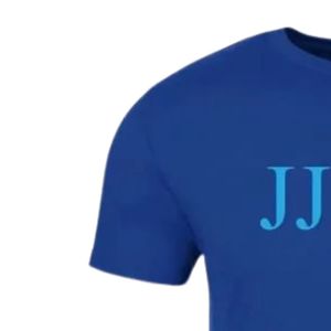 Camiseta de manga corta azul Philadelphia para hombre de Jack and Jill, camiseta informal de algodón, ropa cómoda para uso diario, ropa para eventos - Product Image 3