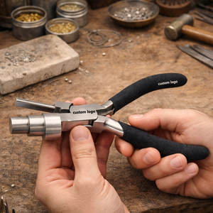 คีมขึ้นรูปแบบมืออาชีพ 3 ขั้นตอน ขนาด 160 มม. เครื่องมือทำเครื่องประดับ สแตนเลส สำหรับดัดลวดวงกลม ราคาโรงงาน OEM - Product Image 3