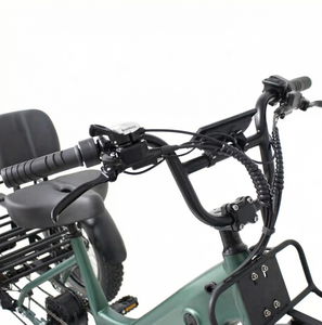 Triciclo Eléctrico para Adultos con Canasta, 20*4" Neumáticos Anchos, 48V CE, Cuadro de Aluminio, Batería de Litio, Todoterreno, Rápido - Product Image 4