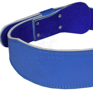 Ceinture de musculation réglable en cuir avec boucle pour l'entraînement en force, la gym, le fitness et les exercices de renforcement, conçue pour la stabilité - Product Image 6