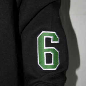 Sudadera con cuello redondo Grizzlies, color negro, con estampado de letras verdes, corte regular para hombre, ropa informal de otoño, CLUSH SPORTS - Product Image 4