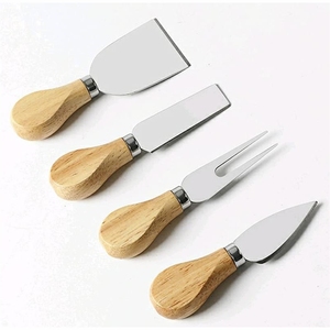 Juego de Cuchillos para Queso de Lujo de 3 Piezas de Acero Inoxidable y Cobre, Accesorios para Tabla de Charcutería, Cortador y Rebanador, Juego de Queso al por Mayor - Product Image 6