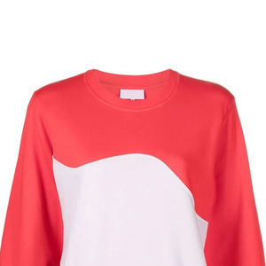 เสื้อสเวตเชิ้ตผู้หญิงคุณภาพสูง ทรงโอเวอร์ไซส์ ผ้าฟลีซหนานุ่ม สีพื้น  รับสกรีนโลโก้ แฟชั่นทันสมัย - Product Image 5