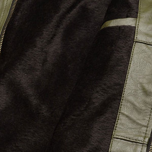 Blouson Bomber en Cuir Véritable Classique Vintage Décontracté Streetwear Hiver Tendance Imperméable Coupe-Vent & Étanche Slim - Product Image 5