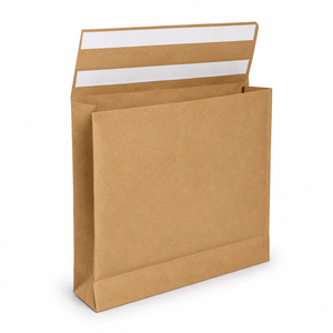 Bolsas de Correo de Papel Blanco Reciclables Personalizadas con Asas Retorcidas, Autosellables, Estilo de Lujo para Ropa, Documentos y Embalaje de Comercio Electrónico - Product Image 2