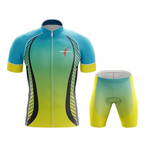 Faible MOQ, Nouveau Design, Combinaison de Cyclisme, Vêtements de Sport d'Extérieur Respirants en Tissu 100% Polyester, Service OEM pour Hommes - Product Image 1