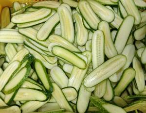 Rodajas de pepino encurtido marinado a granel, sabor ácido, enlatadas en vinagre para sándwiches, aperitivos y guarniciones - Product Image 2