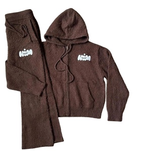 Custom Streetwear Style Breathable Mohair <b>Tracksuit</b> <b>for</b> Men's Custom <b>Tracksuit</b> Manufacturer - Product Image 1