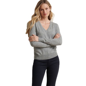 Sweat-shirt brodé personnalisé pour hommes Mélange de coton et de polyester de qualité supérieure Col V à manches longues pour le sport et l'usage quotidien - Product Image 1