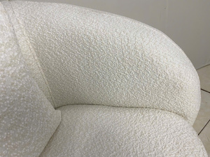 Curved Boucle Three Seat <b>Sofa</b> with Cushion Back Semicircle Shape Modern Design Durable <b>Foam</b>-Filled for Apartment and Living Room - Product Image 4