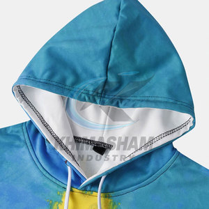 Sweat-shirts à capuche d'hiver décontractés de haute qualité, unis, avec texture polaire douce, en coton mélangé, pour usage extérieur - Product Image 3