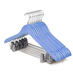 LINDON Fábrica de Perchas con 20 Años de Experiencia, Perchas Ecológicas de Acero Inoxidable Tipo Gancho, Perchas de Madera Vintage Blancas y Negras Naturales para Abrigos y Trajes - Product Image 5