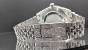 Best Selling VVS Moissanite ETA Mechanical 40MM Stainless Steel Glass Dial Analog Unisex <b>Watch</b> Fully Iced Luxury Charm India - Product Image 3