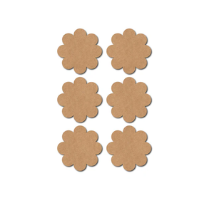 Fabrication de sous-verres en MDF personnalisés, formes carrées/rondes/cœur/hexagonales, tapis et supports en MDF - Product Image 3