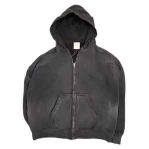 New Fashion Men Acid Wash <b>Hoodies</b> <b>Plain</b> Dyed Breathable and Quick Dry Casual and Outdoor Wear Unique Style Washable Durable - Product Image 2