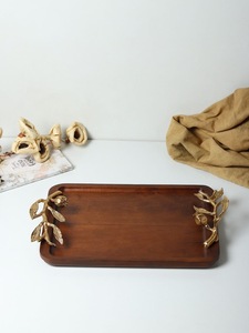 Unicorn Handicrafts Durable Easy Clean Natural Finish <b>Wooden</b> Handmade Serving Breakfast <b>Tray</b> Food <b>Table</b> <b>Tray</b> Hotel Restaurant - Product Image 2
