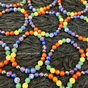 Natural 7 <b>Chakra</b> Crystal Beaded <b>Bracelet</b> Healing Energy Stone Stretch <b>Bracelet</b> Reiki Yoga Jewelry Gift For Women Men - Product Image 4