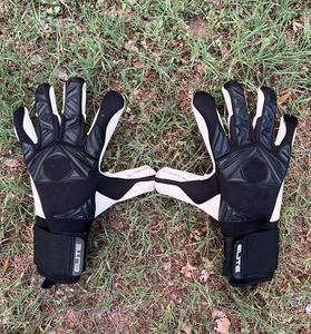 Guantes de Portero Amarillo Neón y Azul, con Agarre de Látex y Protección para los Dedos, para Hombres, Jóvenes y Entrenamiento - Product Image 1