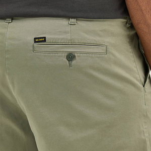 Pantalones Cortos Bermuda Casuales de Color Sólido para Hombre, Cintura Media, Cierre con Cordón, 100% Algodón Transpirable, Diseño con Bolsillo Frontal con Logotipo - Product Image 6