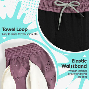 Pantalones Cortos Deportivos para Hombre, Transpirables, de Secado Rápido, con Cordón Ajustable en la Cintura, Tejido de Punto, Spandex, Poliéster - Product Image 5