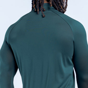 เสื้อวิ่งผู้ชายขายดี แห้งเร็ว 100% โพลีเอสเตอร์ เสื้อยิมผู้ชาย ยอดนิยม เสื้อออกกำลังกายรัดรูป - Product Image 2