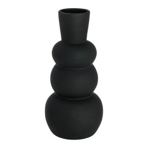 beauty of classical antiquity modern home with the Nero Amphora Urn <b>Vase</b> deep-black finish with a subtle sand-textured grain - Product Image 6