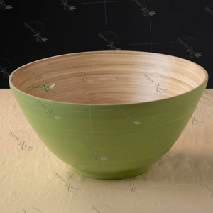 Ensemble de bols de cuisine en bambou classiques, écologiques, jetables, légers et personnalisables, avec une capacité supérieure à 10 L, pour les fêtes et l'usage domestique, Vietnam - Product Image 1