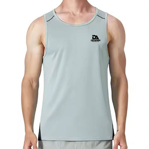 Débardeur homme de haute qualité en tissu mélange de coton doux, idéal pour l'entraînement et l'usage quotidien. - Product Image 1