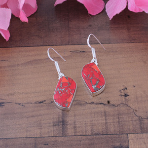 Wholesale Shree Jaipur <b>Silver</b> Vintage Gold Plated 925 <b>Sterling</b> <b>Silver</b> Blue Lace Agate Water Drop Earrings Bezel Setting for - Product Image 4