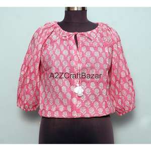 Vestido Mini Informal de Oficina para Mujer, 100% Algodón Tejido a Mano, Manga Larga, Cuello Redondo, Estampado Floral, Transpirable, Ecológico, Holgado - Product Image 1