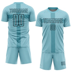 Uniforme de Fútbol a Precio de Fábrica, Ligero, de Malla Transpirable, con Bordado Personalizado y Sublimación - Product Image 1