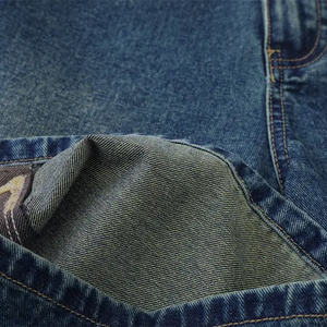 Pantalones Cortos de Lona para Hombre, Estilo Casual, con Múltiples Bolsillos, Diseño Desgastado, para Verano, Aire Libre, Teñido Liso, Patrón de Camuflaje, Transpirables y Ecológicos - Product Image 5