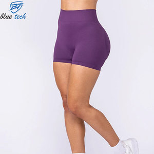 Women Fitness Yoga Shorts High Waist Stretch Gym Shorts Breathable Workout Running Biker Shorts Activewear - Product Image 4