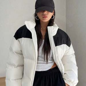 Veste courte matelassée pour femme, veste d'hiver rembourrée - Product Image 1