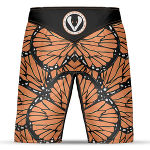 Shorts de combat MMA unisexe à imprimé numérique papillon, taille mi-haute, séchage rapide, en toile, décontractés - Product Image 3