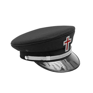 หมวกทหารพรานอัศวินเมสันคุณภาพสูง ประดับตราเงินทำมือ - Product Image 1