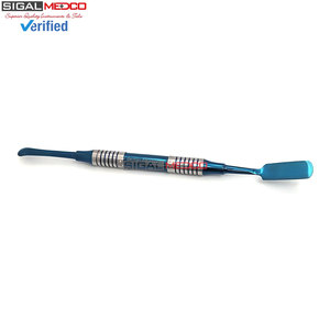 Stainless Steel Instrument with Blue Titanium Coated Tips Surgical Gingival Tissue Professional Dental Periosteal Elevator - Product Image 4