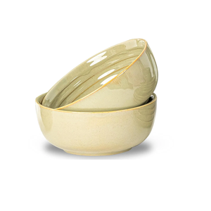 Bol à salade en bois de manguier, fait main, rond, en bois massif, design Wabi Sabi, finition polie, ensemble d'assiettes et de plats - Product Image 2