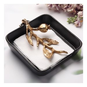 Handcrafted Leafy Tissue <b>Protector</b> Decorative Elegant Tissue Holder for Home & <b>Table</b> - Product Image 2