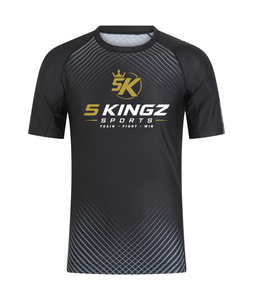 Custom Men's Rashguard Sports <b>Top</b> T-Shirt-Breathable Lightweight Spandex/Polyester Fabric for Fitness Gym Workouts - Product Image 4