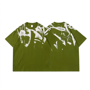 Camiseta Personalizada de Corte Cuadrado, 100% Algodón de Alto Gramaje |   Camiseta Oversize Vintage con Serigrafía |    Camiseta con Hombros Caídos para Hombre - Product Image 2