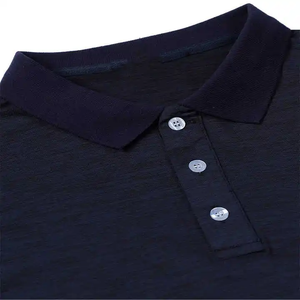 Camisas a Rayas con Botones para Hombre, Transpirables, Novedad de Verano, Cuello Acanalado, Color Sólido, Tops para Hombre, Venta al por Mayor, Personalizadas - Product Image 6