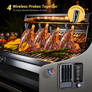 Inkbird Professional INT-14-BW 4-Probe Wireless <strong>Thermometer</strong> WiFi Bluetooth Meat <strong>Thermometer</strong> for Smoker <strong>Oven</strong> Grill - Product Image 3