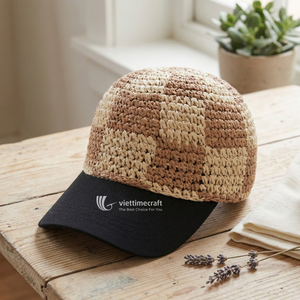 Sombrero de Paja de Seagrass, Sombrero de Sol Tejido Artesanal para Mujer - Moda de Verano para Viajes al Aire Libre, Ciclismo y Playa - Product Image 4