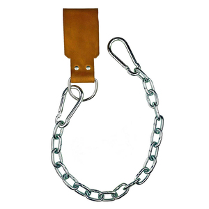 High Quality Leather Dip <b>Belt</b> with Steel <b>Chain</b> for Weightlifting Pull Ups and Dips Comfortable Weight <b>Belt</b> for Men - Product Image 2