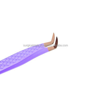 Pince à épiler à pointe en fibre d'acier inoxydable pour extensions de cils non magnétiques - Product Image 2