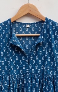 Tunique ample en coton pour femme, imprimée à la main, style bohème, fabricant et fournisseur en gros d'Inde - Product Image 5